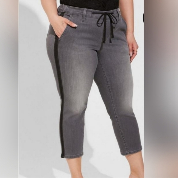 Torrid Feel The Fit Black Charcoal Pull On Jogger Pants NEW Plus Size - Picture 5 of 11